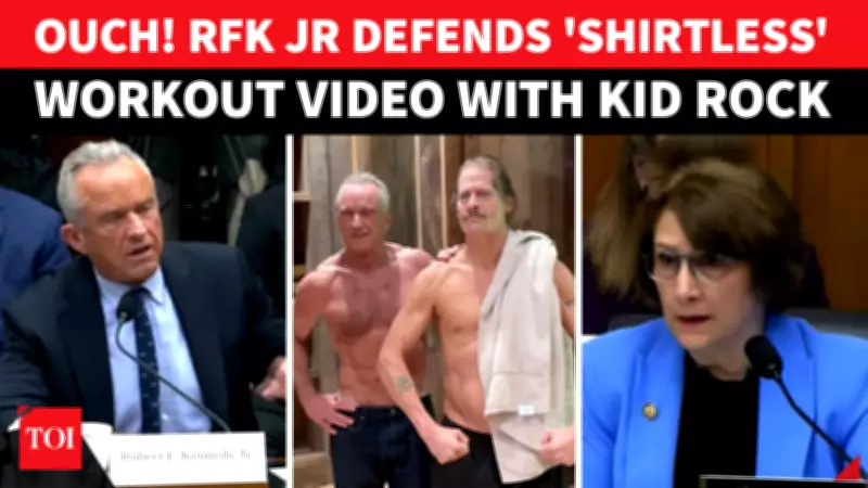 RFK Jr Defends Viral Shirtless Workout Video Amid Congressional Funding Scrutiny