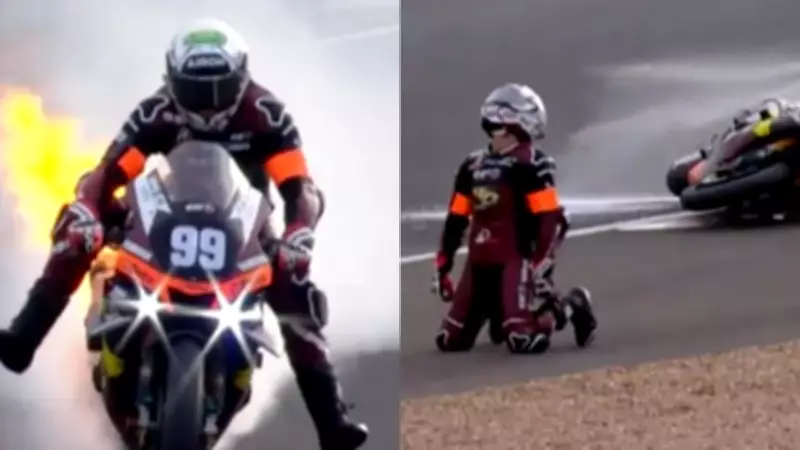 Rider Alessandro Delbianco Survives Terrifying Bike Fire at 24 Hours of Le Mans