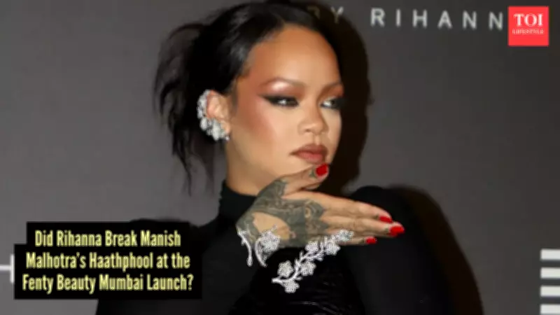 Rihanna's Haathphool Snaps at Mumbai Event, Manish Malhotra Clarifies