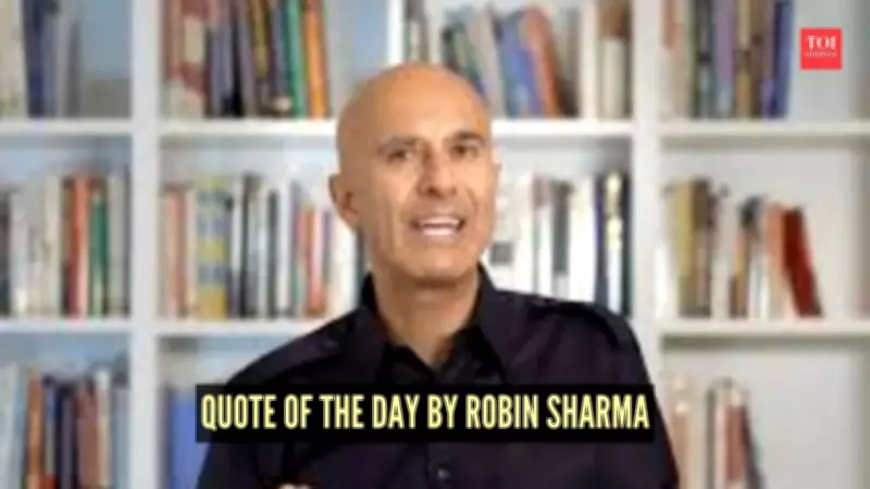 Robin Sharma's Philosophy: Success Lies in Strategic Thinking, Not Just Hard Work