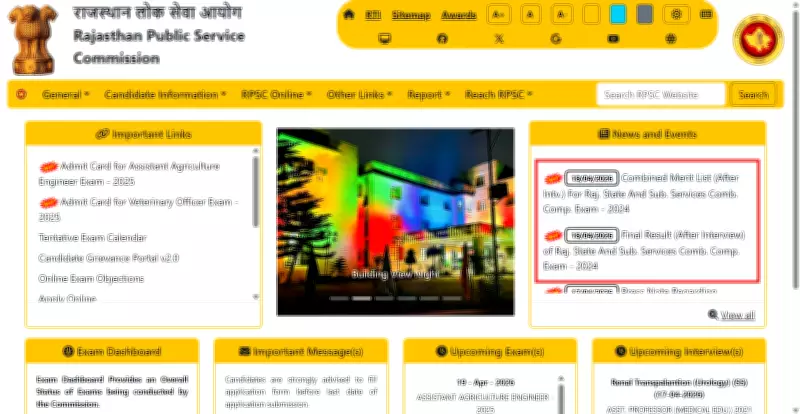 RPSC RAS 2026 Final Result Declared: Dinesh Vishnoi Tops with 351.50 Marks
