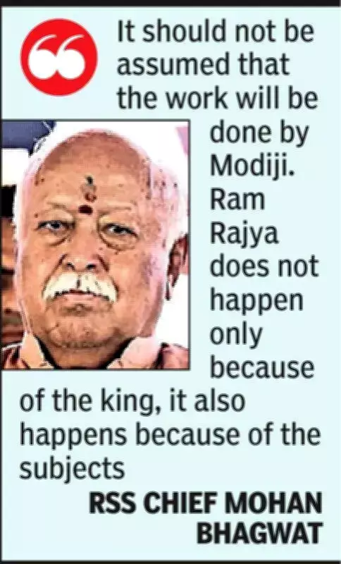 RSS Chief Says Hindu Rashtra Inherent, No Formal Declaration Needed