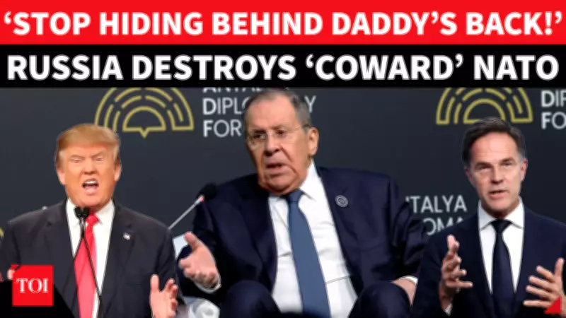 Russia's Lavrov Declares 'World War III' Has Begun, Accuses NATO of Hiding Behind US