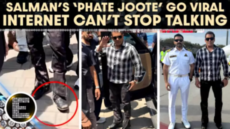 Salman Khan's ₹1.5 Lakh Designer Boots Mistaken for Worn-Out Shoes, Fans Defend
