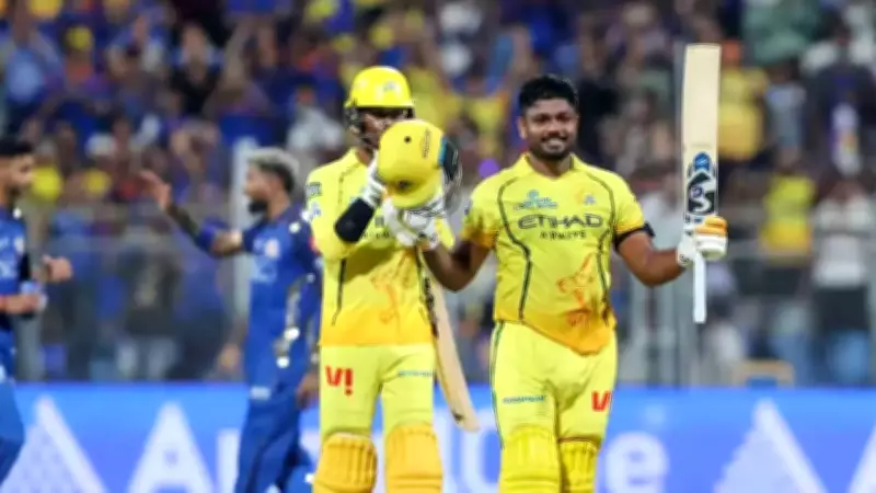 Sanju Samson Hits Fifth IPL Century, Powers CSK to 207/6 vs MI