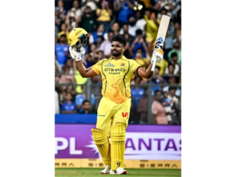 Sanju Samson Scores Century at Wankhede vs MI After CSK's Big Win