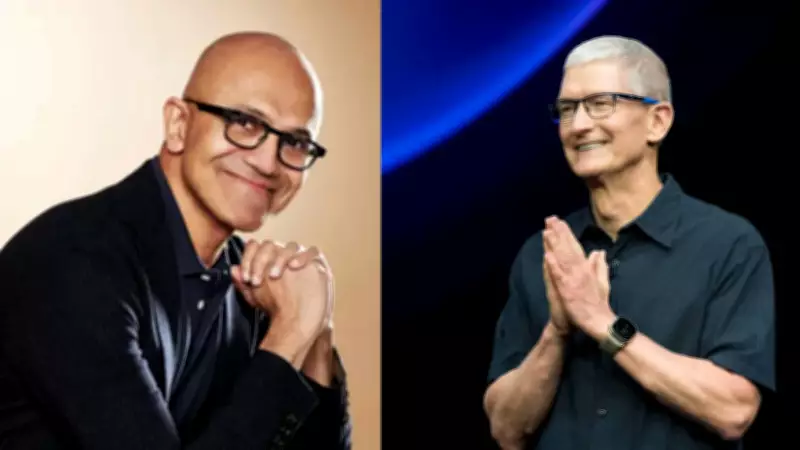Satya Nadella Welcomes New Apple CEO, Bids Farewell to Tim Cook