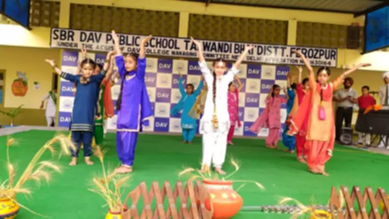 SBR DAV Public School Talwandi Bhai Celebrates Baisakhi with Cultural Fervor