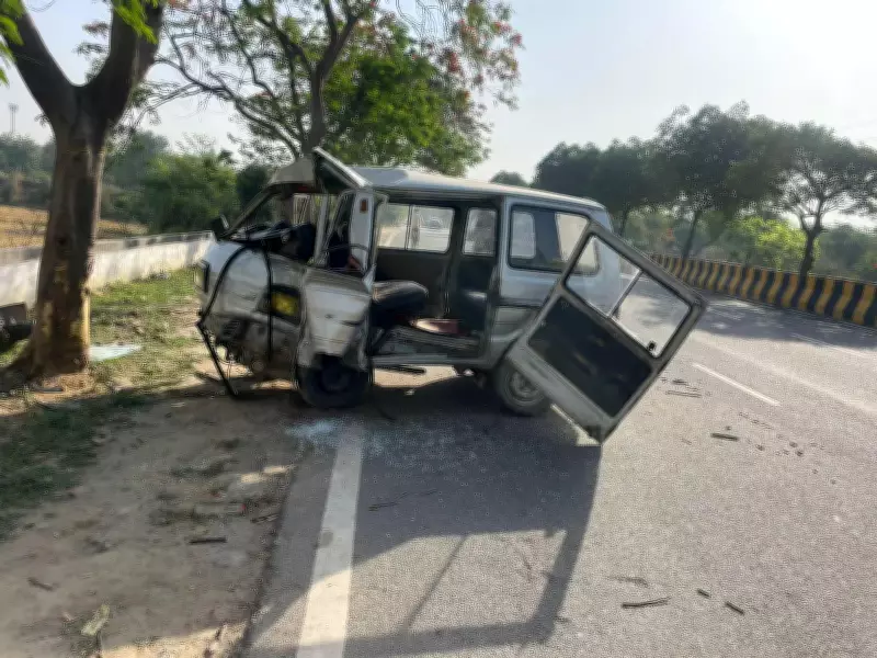 School Van Crashes into Tree in Greater Noida, Two Students Injured