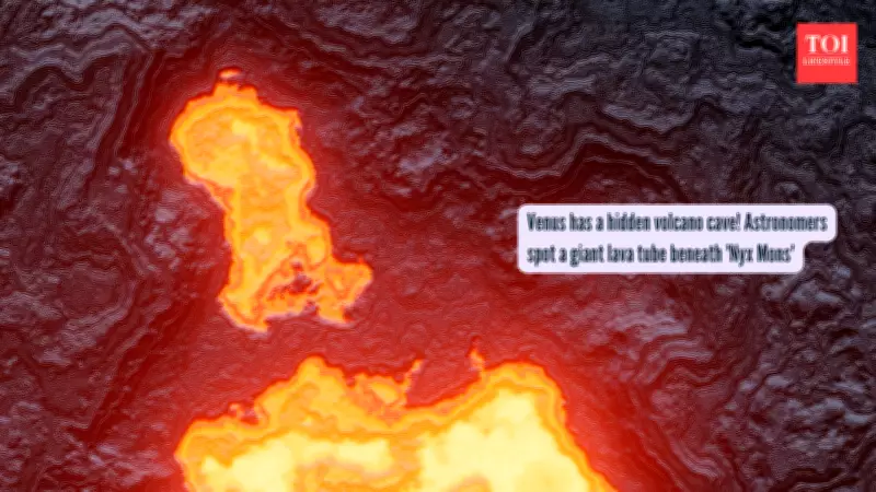Scientists Discover Giant Volcanic Cave on Venus Using NASA Radar Data
