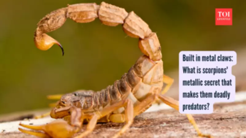 Scorpion Stingers Fortified with Metals: Study Reveals Zinc, Manganese Layers