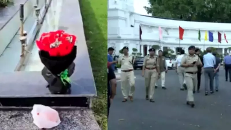 Security Breach at Delhi Assembly: SUV Rams Gate, Driver Leaves Bouquet