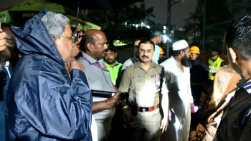 Seven killed as hospital wall collapses in Bengaluru rains