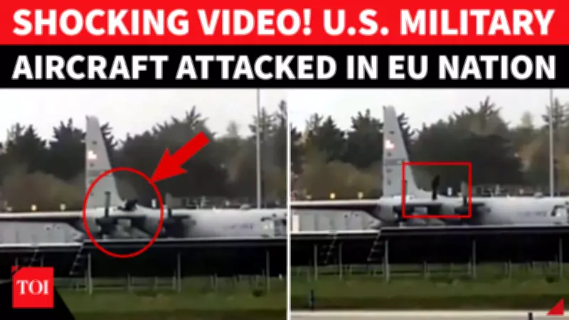 Shocking Security Breach: Intruder Attacks US Military Aircraft at Irish Airport