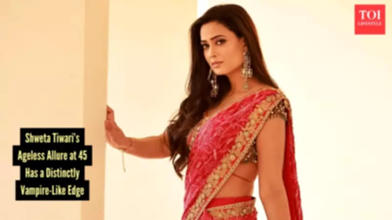 Shweta Tiwari's Pink Saree Look Defies Age at 45, Sparks Online Fascination