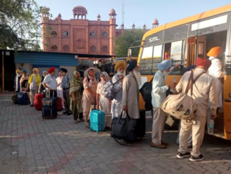 Sikh Pilgrims Depart from Amritsar for Pakistan Gurdwaras on Baisakhi