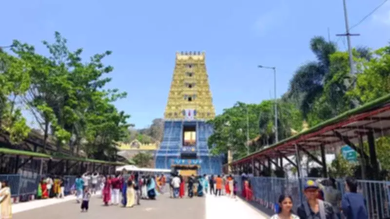 Simhachalam Temple's Chandanotsavam Festival Begins Monday with Massive Devotee Turnout