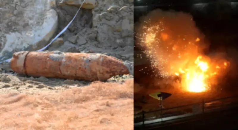 Singapore Safely Detonates 250kg WWII Bomb Found Near Changi Airport