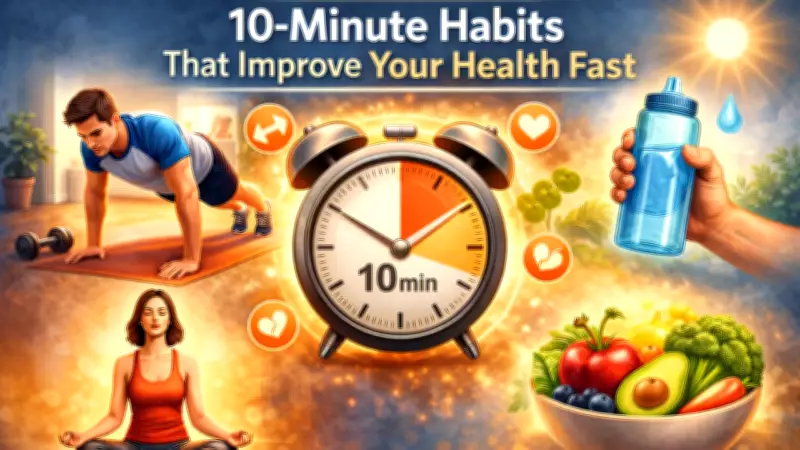 Small Daily Habits That Transform Health Without Major Life Changes