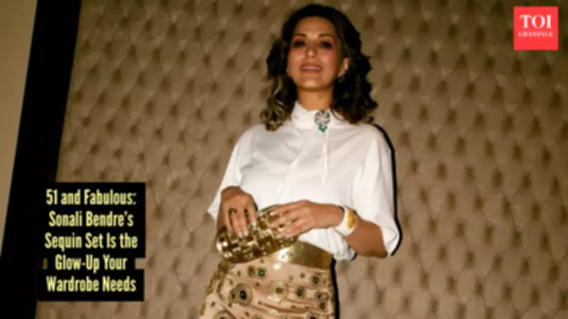 Sonali Bendre at 51 Redefines Glamour with a Modern Twist on Sparkle