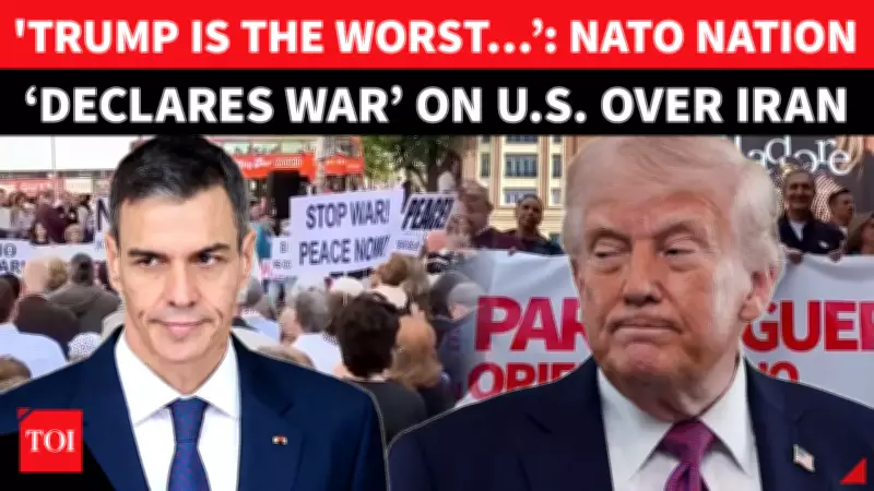 Spanish Protesters Blast Trump as Tensions With US Spike Over Gaza, Iran