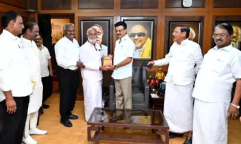 Stalin Reviews Chennai Voting, Discusses TVK Impact with Ministers