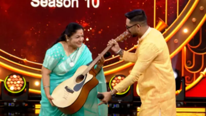 Star Singer Dilraj Receives Surprise Guitar Gift from Legend KS Chithra