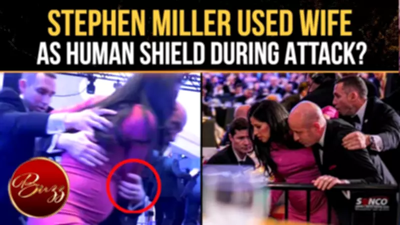 Stephen Miller Accused of Using Wife as Shield During WHCD Scare, She Speaks Out
