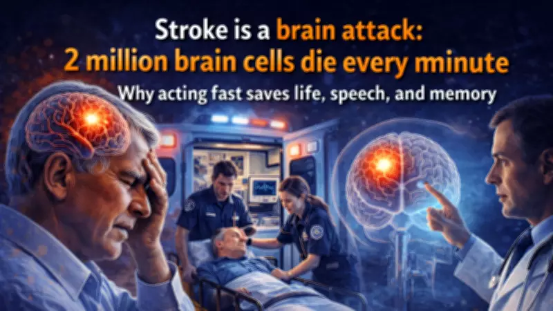 Stroke is a 'Brain Attack': Every Minute Without Treatment Kills 2 Million Brain Cells