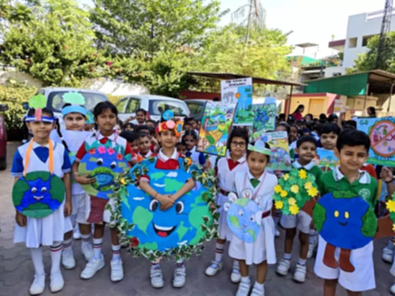 Students Organize Rally on Earth Day to Promote Environmental Awareness