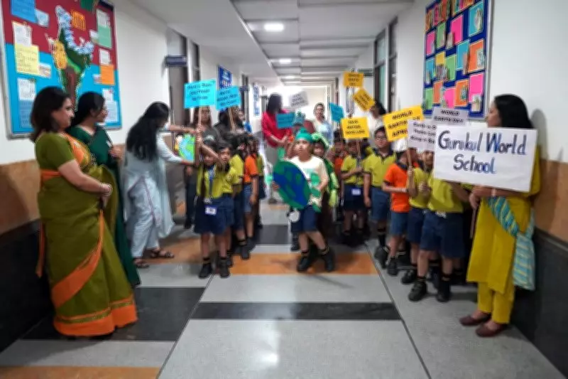 Students Participate in Save Earth Rally to Promote Environmental Awareness