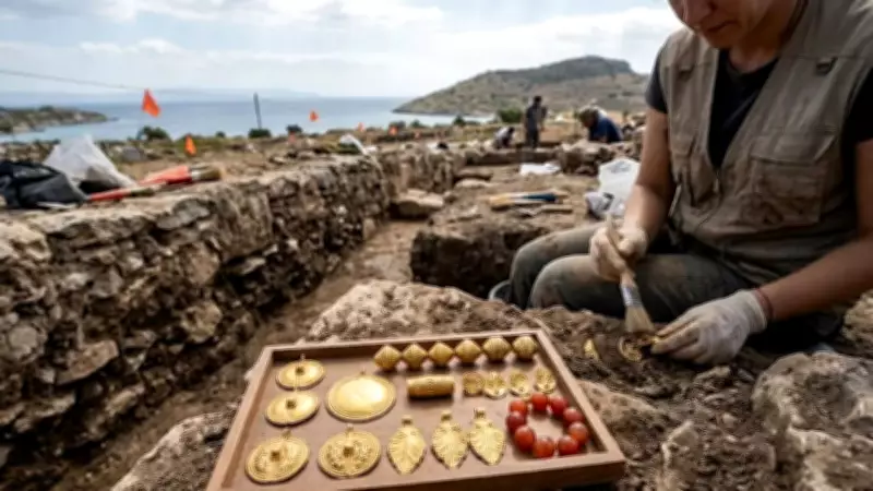 Stunning Bronze Age Gold Jewellery Unearthed on Greek Island of Aegina