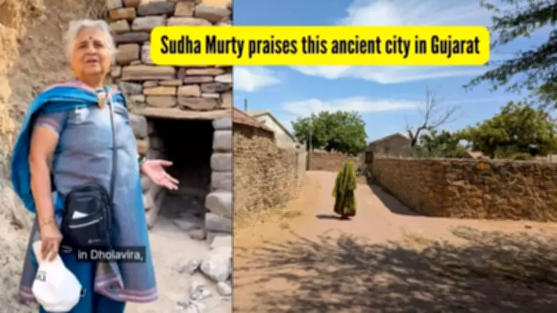 Sudha Murty Showcases Dholavira's Ancient Sustainability Lessons on Instagram
