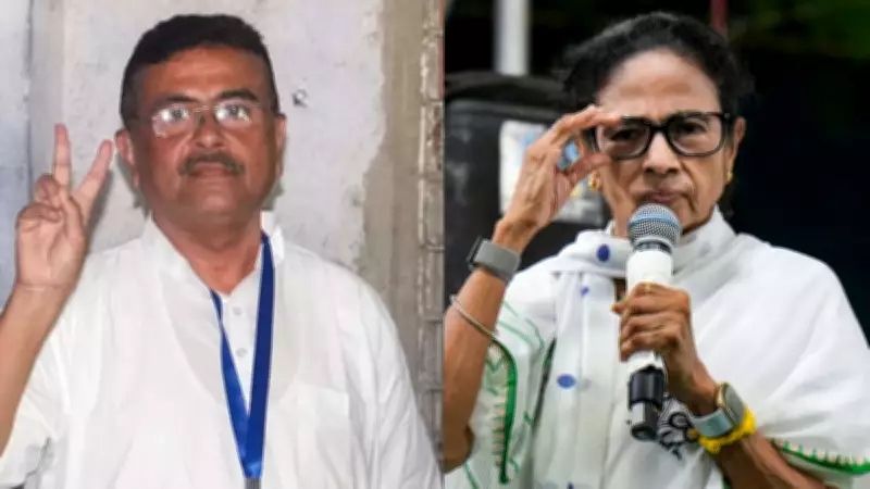 Suvendu Adhikari Vows to Defeat Mamata Banerjee by Over 20,000 Votes in 2026