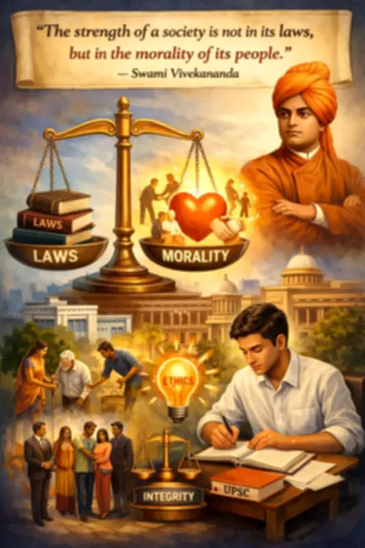 Swami Vivekananda's Wisdom: Why Moral Values Outweigh Laws for Societal Strength