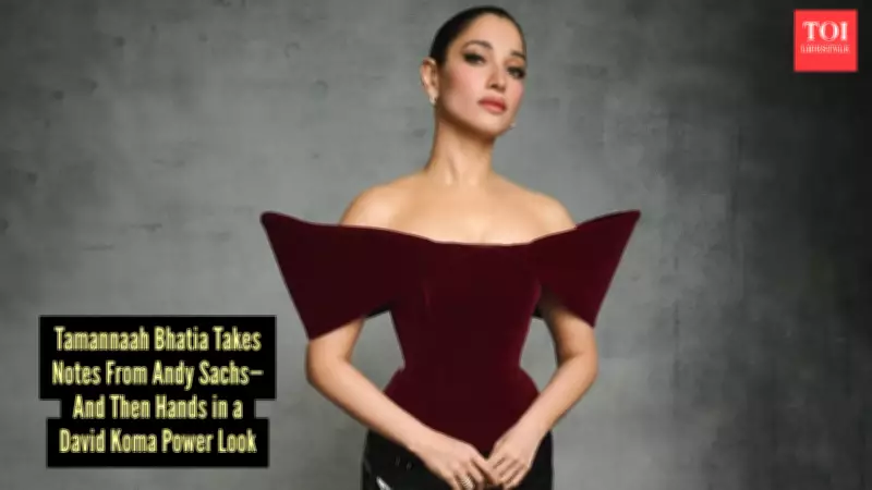 Tamannaah Bhatia Channels Andy Sachs at The Devil Wears Prada Screening in David Koma