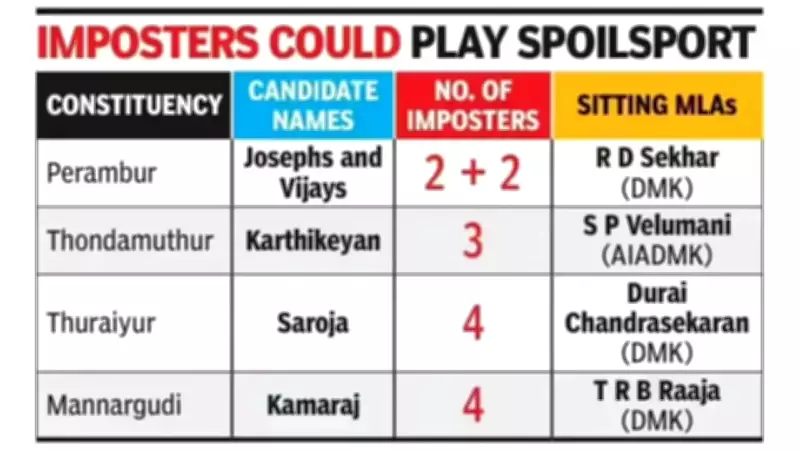 Tamil Nadu Elections See Surge in Namesake Candidates to Confuse Voters