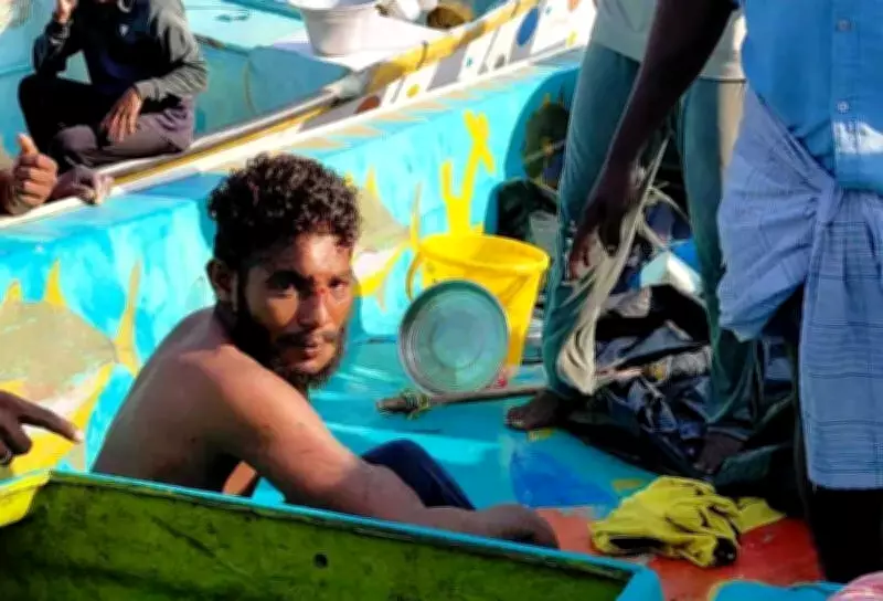 Tamil Nadu Fishermen Capture Suspected Sri Lankan Pirate in High Seas