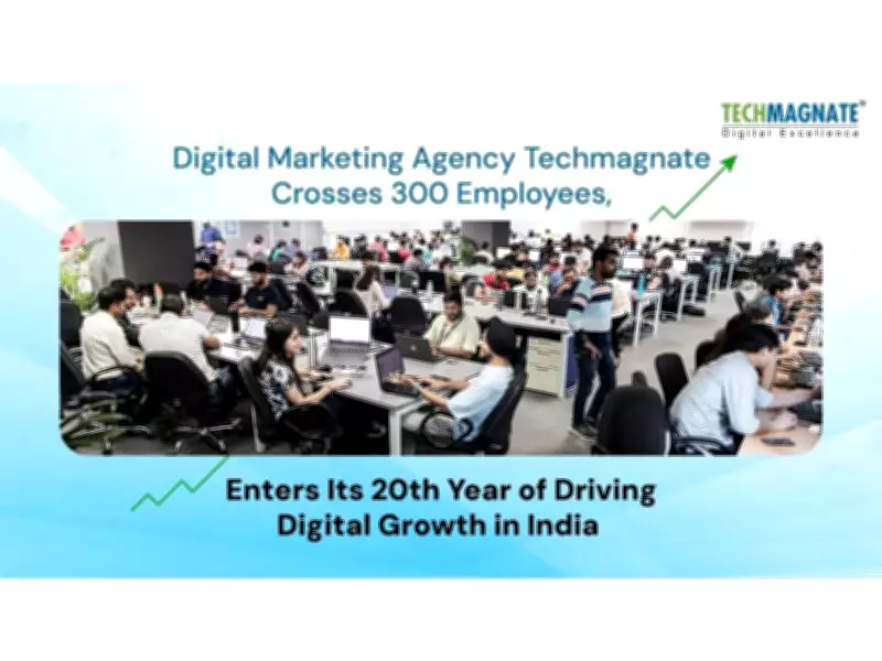 Techmagnate Hits 300-Employee Milestone, Celebrates 20 Years of Digital Growth in India