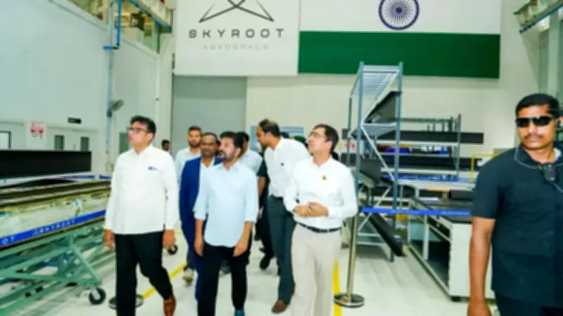 Telangana CM Flags Off Skyroot's Vikram-1 Rocket for Historic Launch