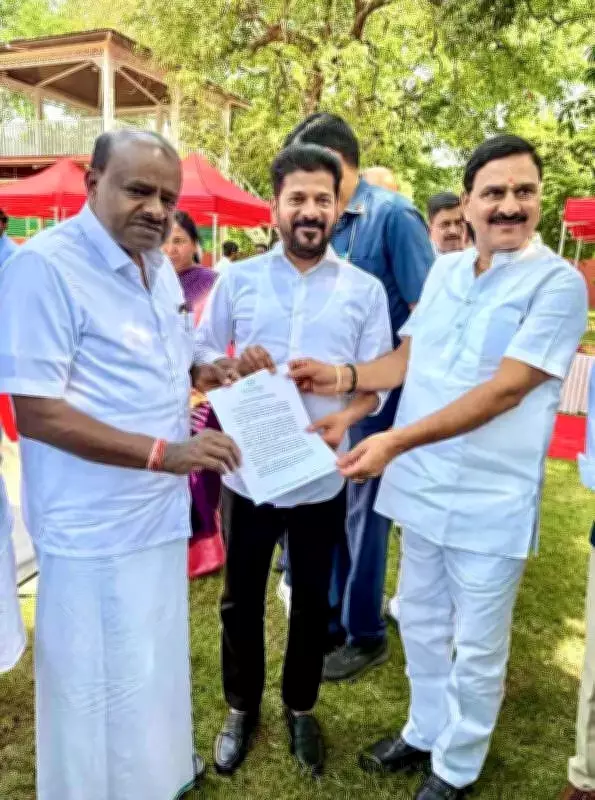 Telangana CM Revanth Reddy Urges Union Ministers for Green Steel Plant in Bayyaram