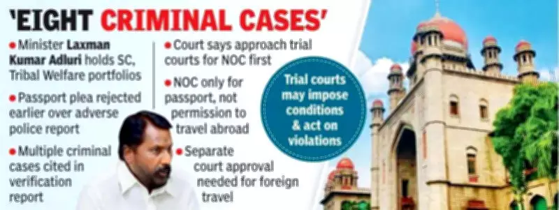 Telangana HC Directs Minister to Get Trial Court NOC for Passport