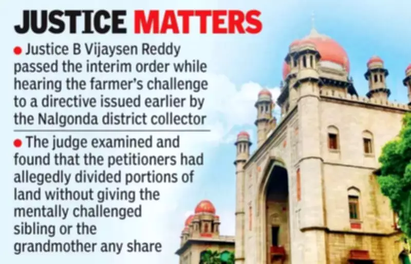 Telangana High Court Directs Farmer to Pay Rs 1 Lakh to Grandmother