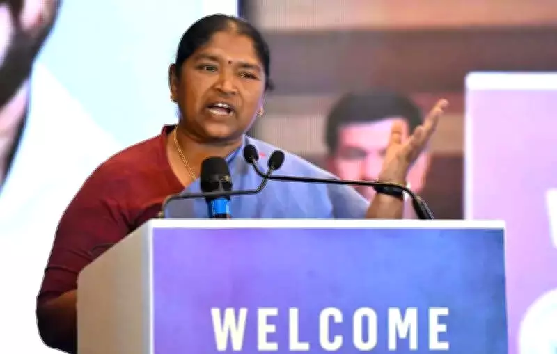 Telangana Minister Seethakka Calls Human Trafficking 'Modern-Day Slavery' at Workshop