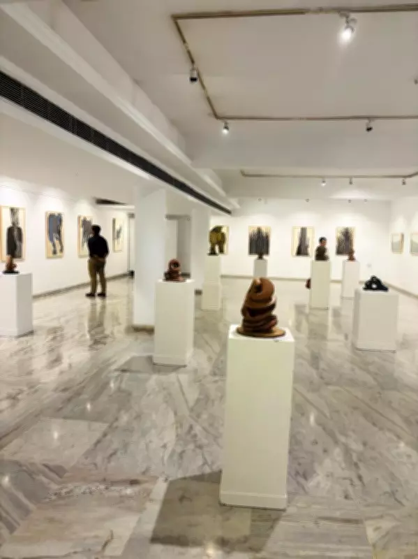 Terracotta & Industrial Abstraction Duo Exhibition Concludes Successfully in Kolkata