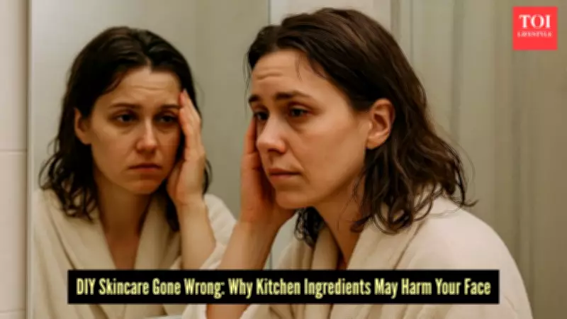 The Hidden Dangers of DIY Skincare: Why Kitchen Ingredients Harm Your Skin