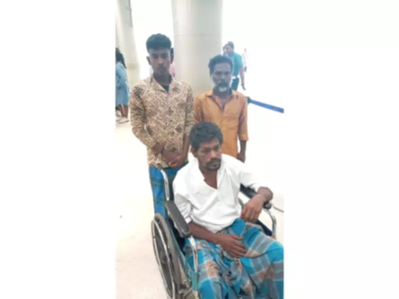 Three Indian Fishermen Repatriated from Sri Lanka, En Route Home