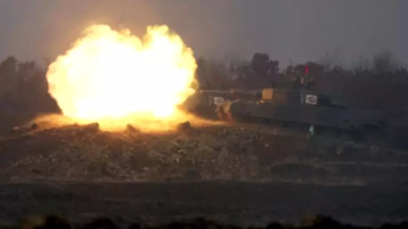 Three Japanese Soldiers Killed in Tragic Tank Misfire Accident During Training