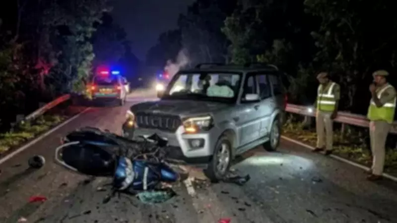 Three Young Men Killed in Midnight Scooter-SUV Collision in Rudrapur