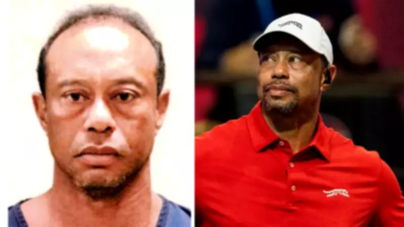 Tiger Woods Arrested After Car Crash, New Mugshot Released